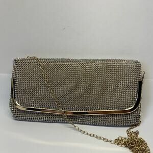 Elegant Gold Chain Clutch